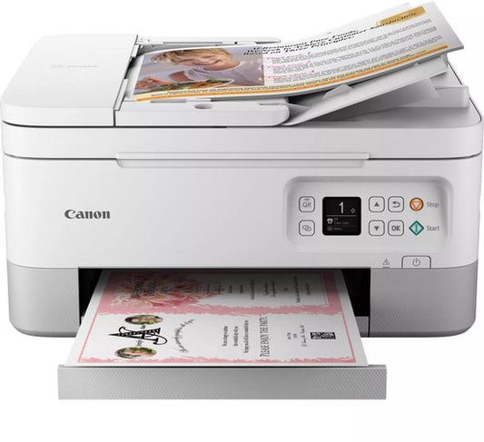Canon PIXMA TS7451i - Imprimante jet d'encre tout-en-un - Blanche