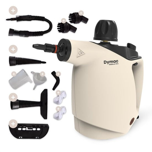 Nettoyeur vapeur portatif - Dymac - Réservoir 450 ml – 16 Accessoires – Vapeur Continue 10 min – Chauffe Rapide