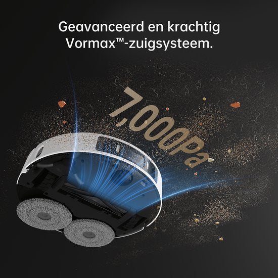 Dreame L20 Ultra Complete - Robot aspirateur avec fonction serpillière - Technologie de détection de la saleté - Nettoyage puissant des tapis - Convient aux poils d'animaux domestiques