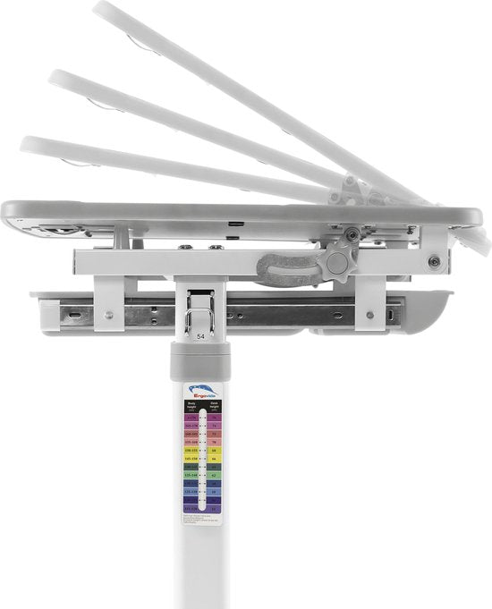 Bureau de dessin pour enfants avec chaise de bureau - réglable en hauteur de manière ergonomique - table d'écolier