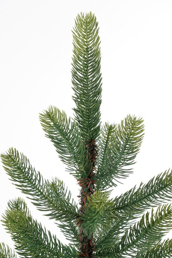Black Box Trees Nagoya - Sapin de Noël artificiel H120 x Ø50 cm - Sapin d'intérieur - Sapin artificiel avec 212 brindilles de pin en PE - Modèle élancé Ø60 cm - Vert