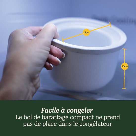 Cuisinart - Solo Scoops : machine à glace - Machine à sorbet et à yaourt glacé - Machine à glace - 475 ml