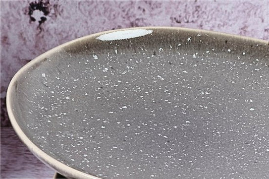assiette STELLAR Ø18cm - 6 pièces - Gris béton