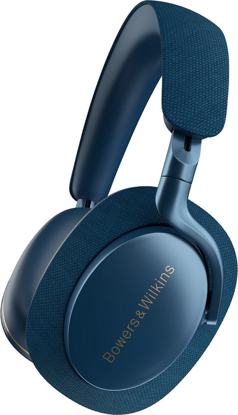 Casque sans fil circum-auriculaire à réduction de bruit Bowers & Wilkins Px7 S2, Bluetooth 5.0, 30 h d'autonomie, recharge rapide, son cristallin - Bleu