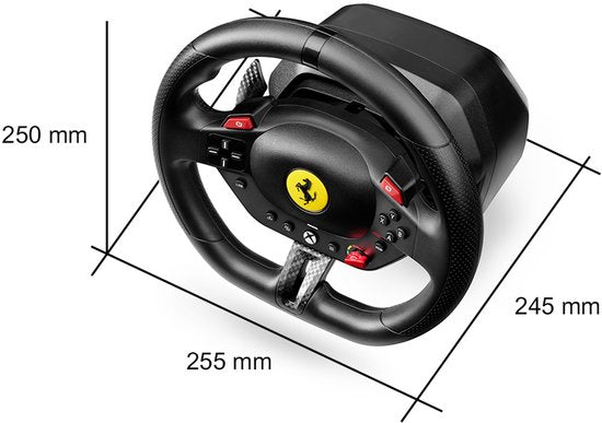 Thrustmaster T98 Ferrari 296 GTS - Volant de course avec pédales pour Xbox Series et PC - compatible avec Forza Horizon 6
