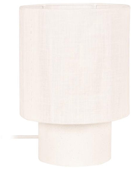 Lucide TISSAJA - Lampe de table - Ø 20 cm - 1xE14 - Blanc | Essential