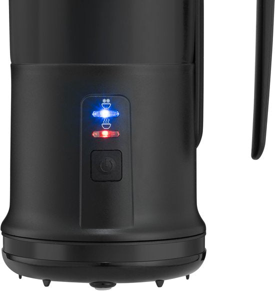 Inventum MK350B - Mousseur à lait électrique - 115/240 ml - Mousse chaude/froide - Chauffage - Sans PFAS - Revêtement antiadhésif - Noir