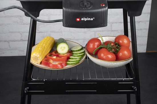 Barbecue Alpina - Électrique - 2-en-1 - Intérieur et extérieur - 2 000 W