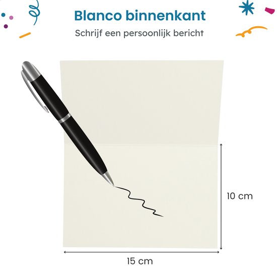 Partizzle 24x Luxury Christmas Cards with Envelopes Set - Send Fun Greeting Cards - Postcards Christmas 2024 - 15x10 cm