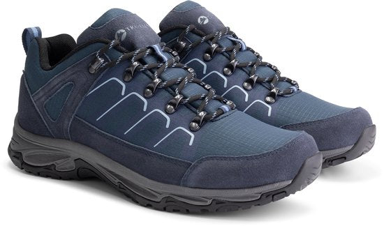 Travelin' Lokken pour homme - Chaussures de randonnée basses - Imperméables - Bleu