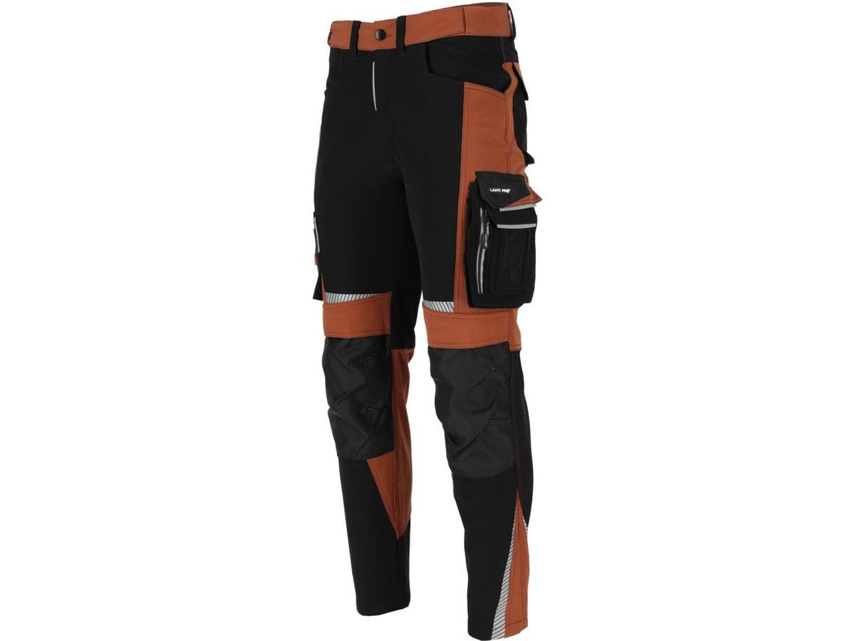 Pantalon de travail Lahti Stretch - Marron-Noir - taille M
