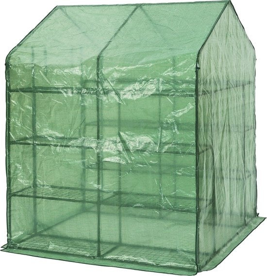 Tectake - Serre de bricolage 143 x 143 x 195 cm - 401860