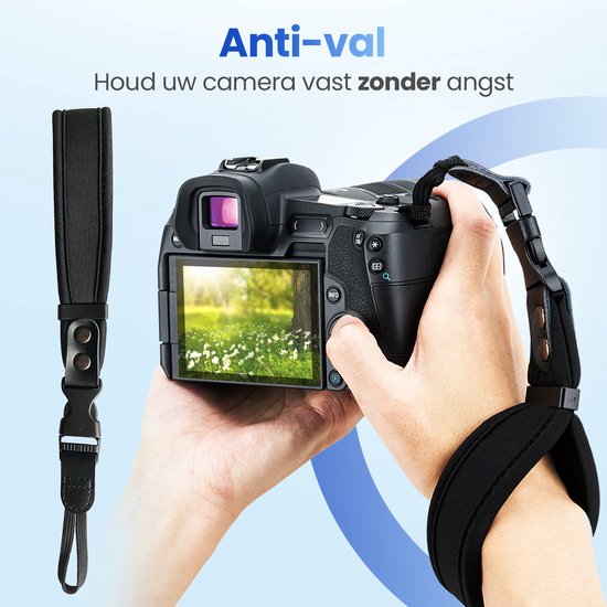Sangle de poignet pour appareil photo Garpex® - Conception confortable - Sangle de poignet réglable