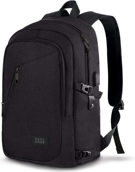 TRVLMORE Sac à dos - 25L - 15.6 inch - Sac à dos pour ordinateur portable - Sac d'école - Unisex - Splashproof Black