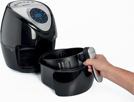 Ariete 4616/00 Friteuse à air chaud 3,5 l, modèle autonome, 1 300 W, noir, argent