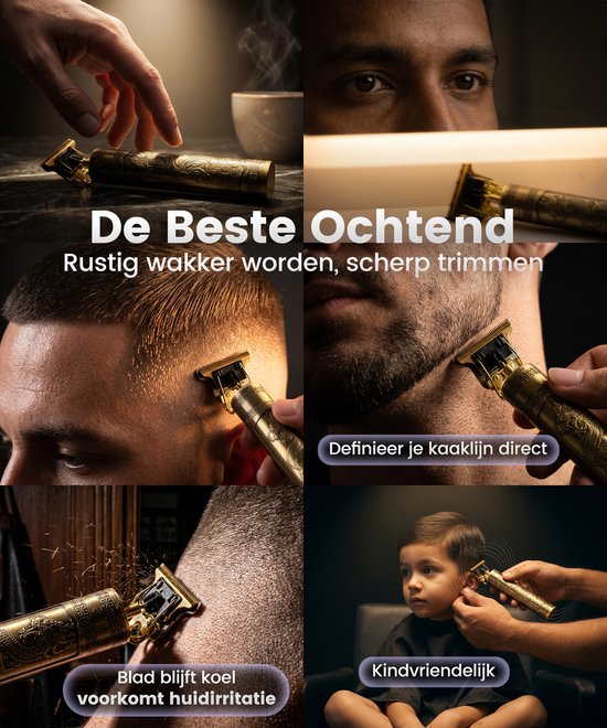 Tondeuse pour cheveux pour hommes - Kit de tondeuse pour cheveux et barbe - Tondeuse à barbe et tondeuse à cheveux - USB-C