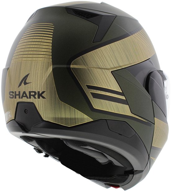 Casque SHARK Oxo Sikter Mat Vert Chrome Or GUQ - Taille XL - Casque