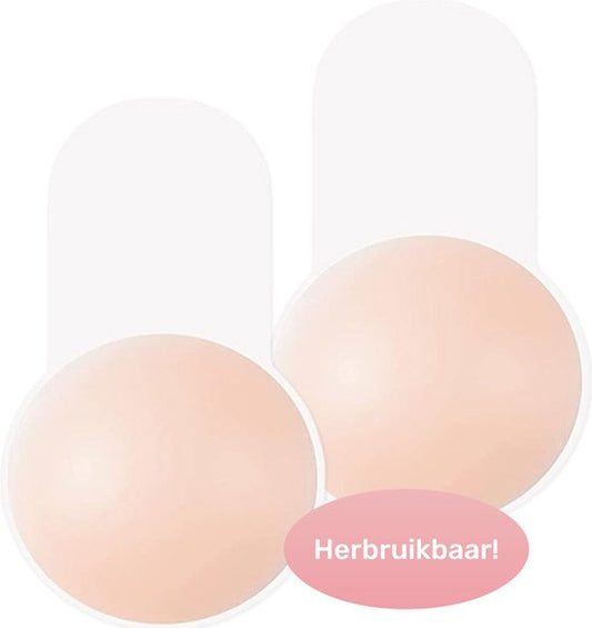 Soft & Silky Push up - Couvre-mamelons - Coussinets de soutien-gorge - Coussinets pour dames - Respirant - Imperméable - Adhésif - Téton - Autocollant - Autocollant - Boob Tape