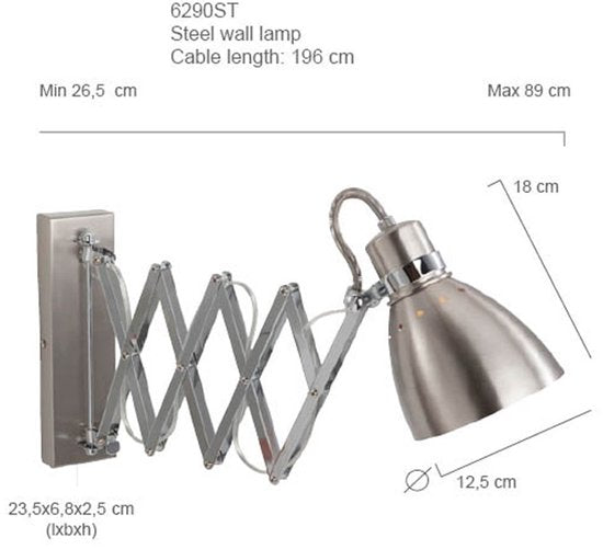 Applique Steinhauer Spring - Acier