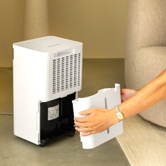 VONROC Déshumidificateur - 12L/jour - réservoir 2L - mode lavage - avec contrôle wifi - avec fonction de purification de l'air