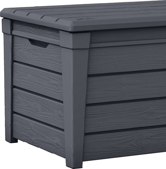 Keter Brightwood Storage Box - 455L - 145x69.7x60.3 cm - Graphite