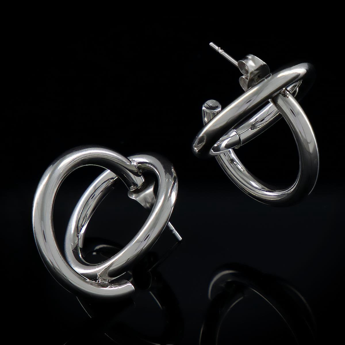 Laura Ferini Boucles d'oreilles femme Mi Manchi Argent - Boucles d'oreilles argent - Boucles d'oreilles femme - Bijoux - Accessoires - Bijoux