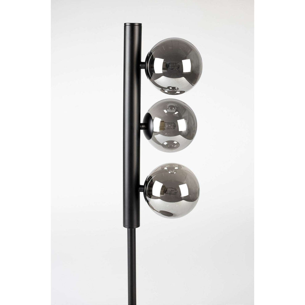 Staerkk Lampe à poser en aluminium - monica smoke black - Ø15 x 61 cm
