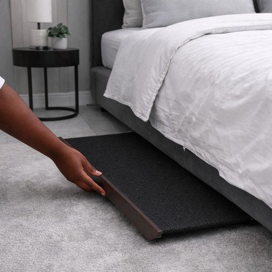 Ceruzo Dog Walkway Adjustable - Pliable - Hauteur réglable 34-53 cm - Marchepieds pour chiens - Noir