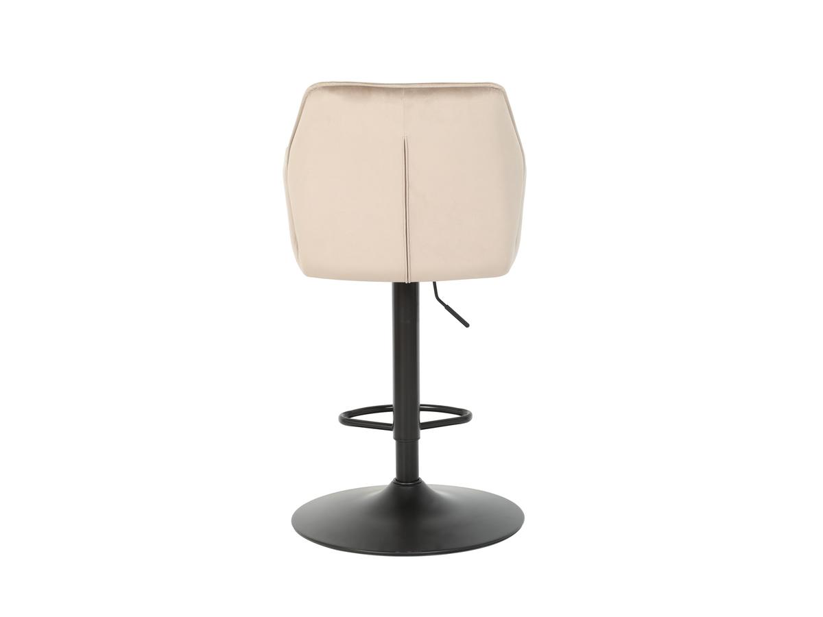 Tabouret de bar Jill Velvet - Lot de deux - Taupe - 2 pièces