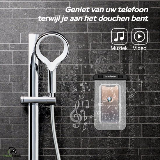 Travelhawk Waterproof Phone Cases - Drybag Set of 2 - Underwater Case - Waterproof phone pouch - Convient à tous les Smartphones - Egalement pour passeport et cartes de débit - Transparent - Eau - Vacances - Natation - Téléphone - Waterproof