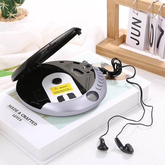 Denver Discman - Lecteur CD et MP3 portable - Antichoc - Ecouteurs inclus - DMP391