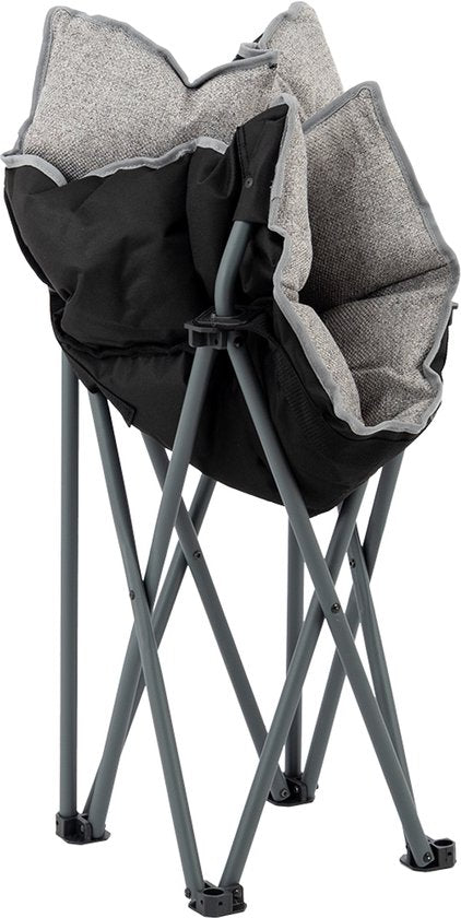 Bo-Camp - Urban Outdoor - Chaise pliante - Montpellier - Gris