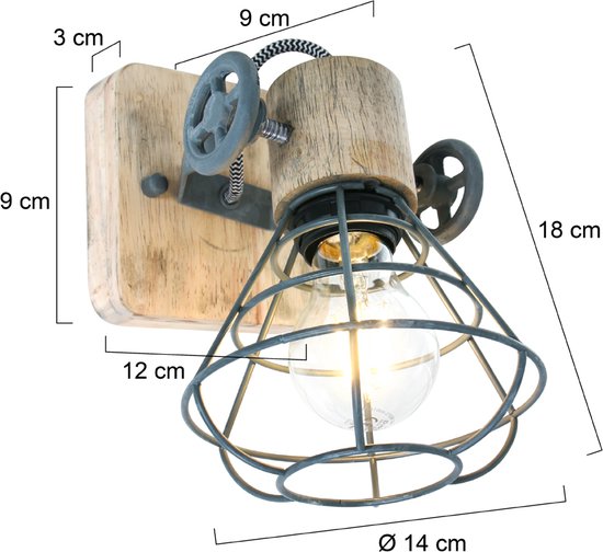 Spot Anne Lighting Guersey - Gris