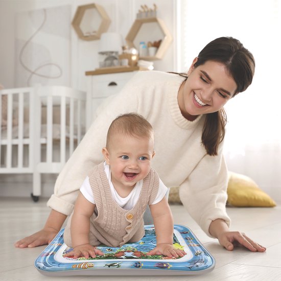 Tapis d'eau Spoused - Tapis d'eau - Tapis d'éveil - Tummy Time - Coffret cadeau de luxe