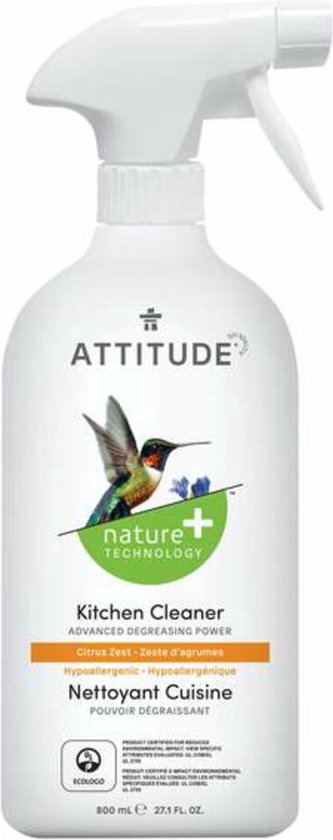 ATTITUDE Nettoyant pour cuisine en spray ECO - durable