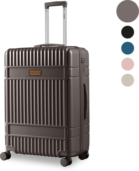 SKYCASES Bagage à main – Classic Heritage – Valise à roulettes légère – Durable – 36 L – Cadenas TSA – 55 x 39 x 20 cm – Valise à roulettes pour bagage à main – Roulettes Spinner – Marron