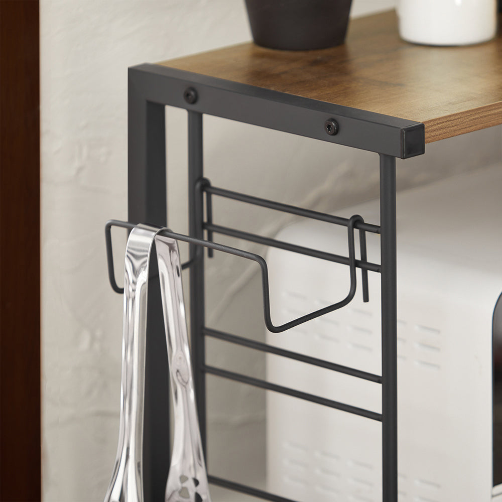 SoBuy Armoire à micro-ondes - 2 couches - 60 x 36 x 72 cm - Capacité de charge de 40 kg