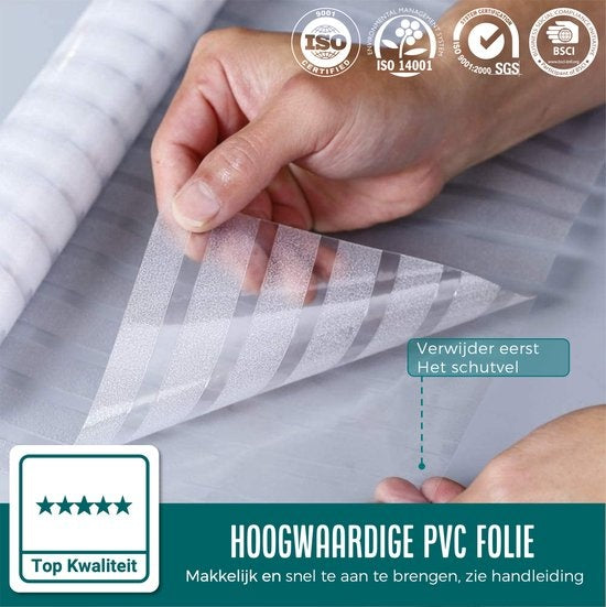 Homewell Film pour fenêtre HR++ 70x300cm - Solaire et isolant - Statique - Rayures