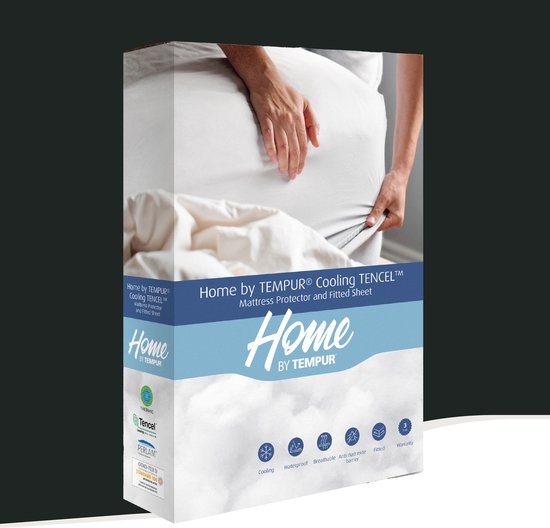 Protège-matelas - 140 x 210 x 25 cm - Imperméable - Rafraîchissant - Anti-acariens - Anti-allergique - TENCEL rafraîchissant