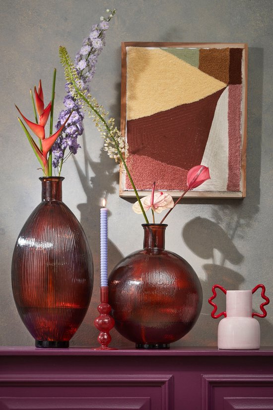 Collection In The Mood Décoration murale - L59 x B45 cm - Coton/bois FSC - Marron foncé