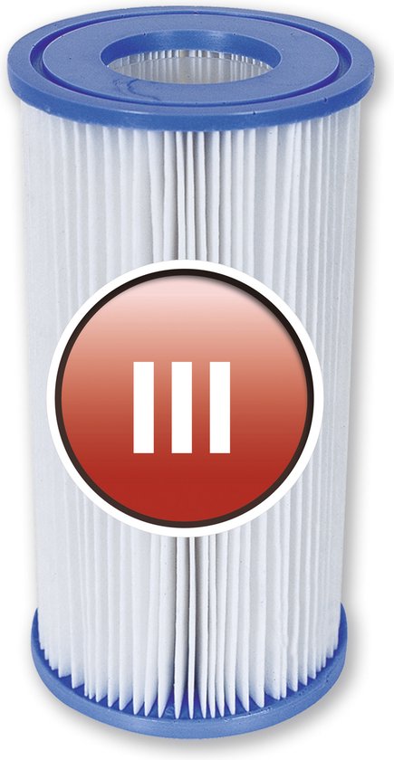Bestway Type III Filtre pour pompe de piscine - Pour une eau cristalline
