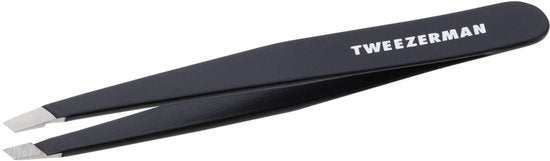 Pince à épiler Tweezerman Slant Midnight Sky – Pince à sourcils - Pince de précision professionnelle à pointe biseautée – Pour l'épilation et l'élimination des poils – Acier inoxydable – Convient aux poils fins et épais – Pince à épiler pour sourcils