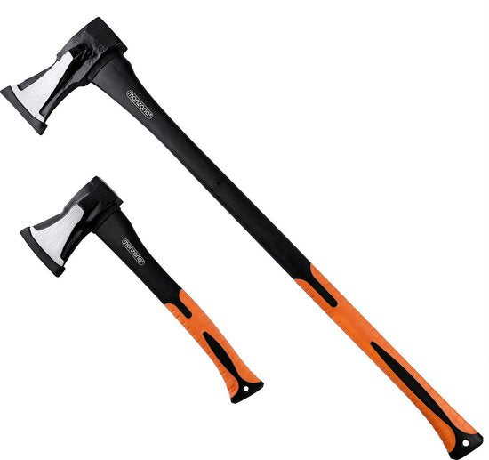 Set de 2 haches, DBA, Hache et hache à fendre, Acier au carbone