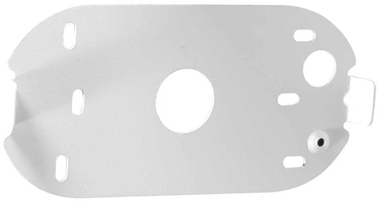 Spot blanc à 2 ampoules Fez 2674W, à intensité variable, orientable et inclinable, en plastique/métal, style moderne, Mexlite