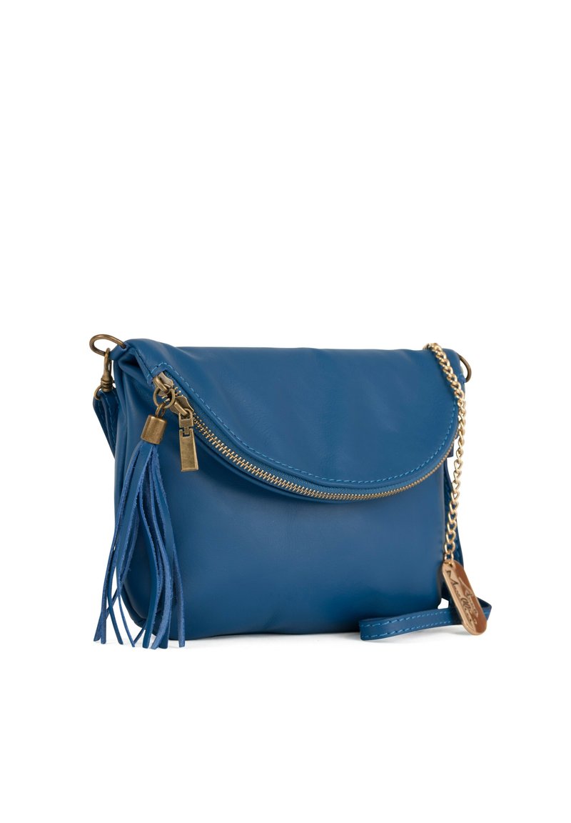 Anna Morellini - ALICE Shoulder Bag (Blue Denim, 30 × 22 × 10 cm)