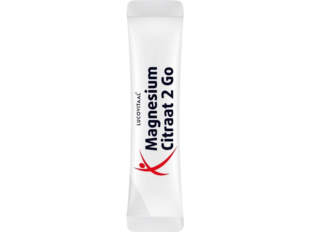 Lucovitaal Citrate de magnésium 2Go - 400 mg par sachet - 14 sachets - lot économique