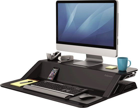 Fellowes - Sit/Sta Solution - Poste de travail Lotus Sit/Sta - noir