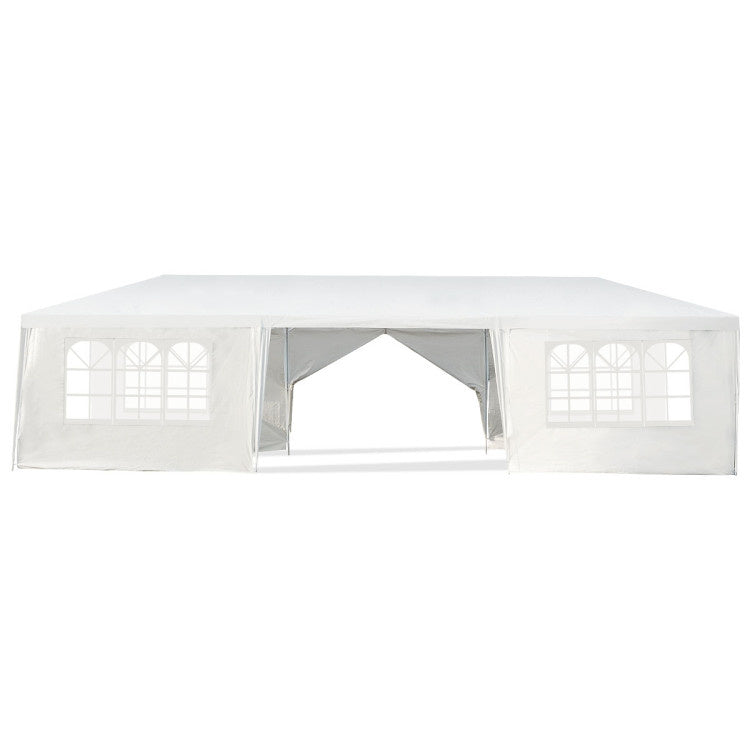 Coast Pavillon de jardin 3x9m Tente de fête Tente de jardin Protection UV blanc