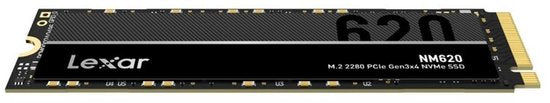 Lexar NM620 - SSD interne - PCIe Gen3x4 - NVMe M.2 2280 - 512 Go