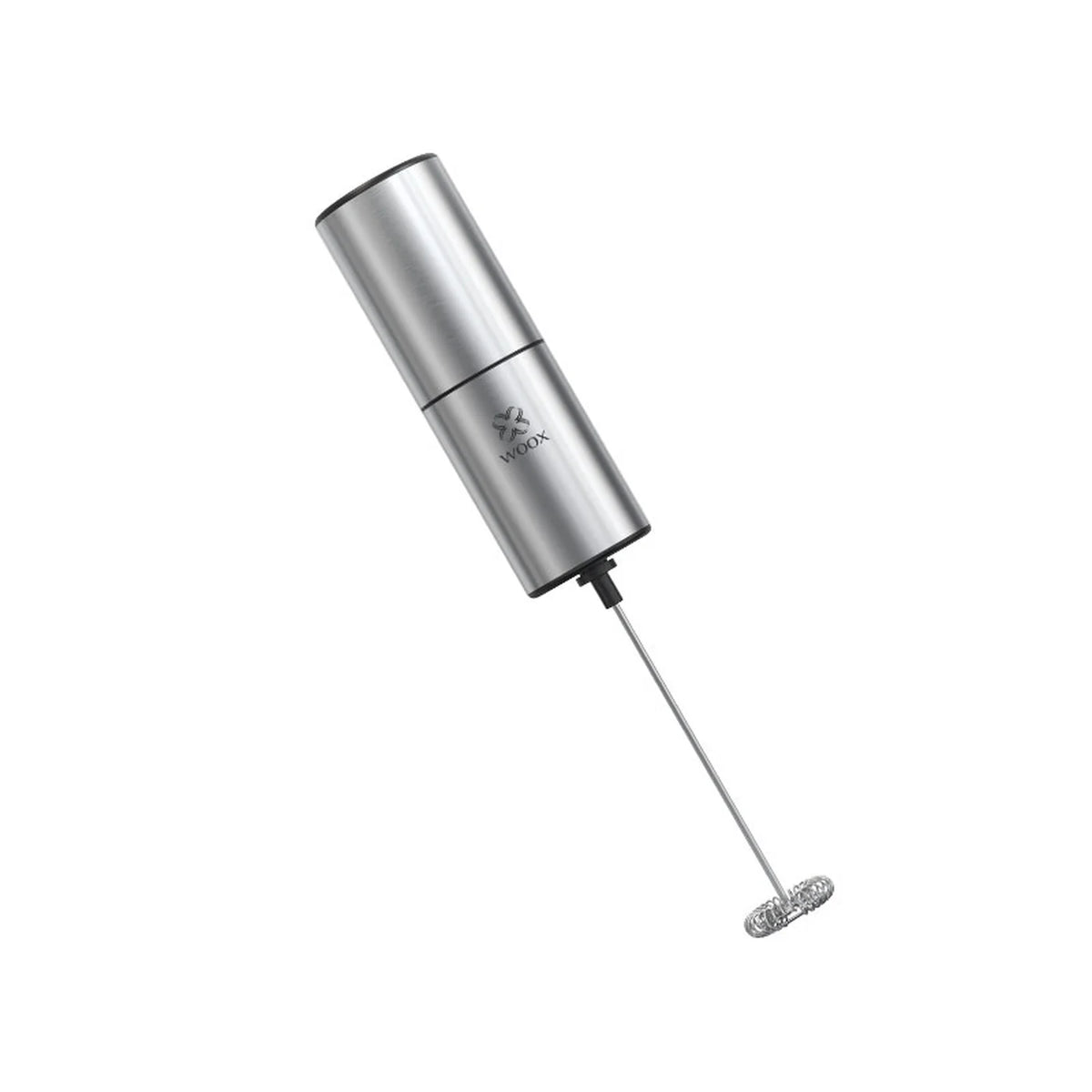 Mousseur à lait portable Woox – Alimenté par piles – Format voyage – Noir – Mousseur à café compact